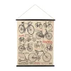 Livraison internationale Comptoir De Famille Toile Bicyclette Noir Et Rouge 10