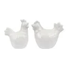 soldes Comptoir De Famille Deco Poule X2 Campagne Blanc 13