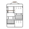 soldes Comptoir De Famille Etagere Murale Avec 2 Panier Reserve 51x80x11cm En Fer Noir Et Sapin 19