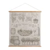 mode Comptoir De Famille Toile « viticulture » Brun 91x100cm 11