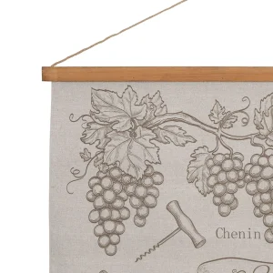 Comptoir De Famille Toile « viticulture » Brun 91x100cm grossiste en ligne 10