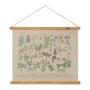 vente pas cher en ligne Comptoir De Famille Toile Herbier Naturel Et Vert 64x53cm 13