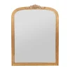 Comptoir De Famille Miroir Arrondie Doré 81x107cm – Sonate grand choix 11