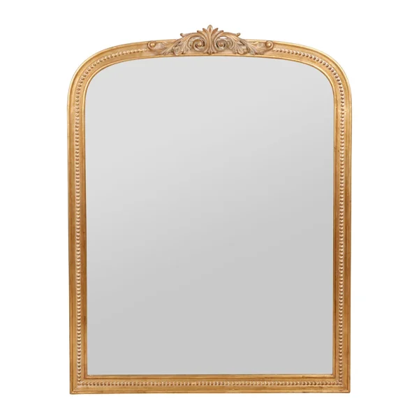 Comptoir De Famille Miroir Arrondie Doré 81x107cm – Sonate grand choix 1