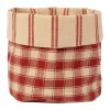 officiel Comptoir De Famille Panière Damier Rouge D15xh18cm En Coton – La Campagne 10