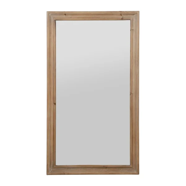 Comptoir De Famille Miroir Naturel Foncé 60x106cm En Bois De Sapin – Firmin Authenticité garantie 1