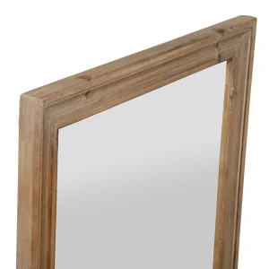 Comptoir De Famille Miroir Naturel Foncé 60x106cm En Bois De Sapin – Firmin Authenticité garantie 7