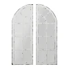 Retour Facile et Gratuit Comptoir De Famille Miroirs X2 Blanc Patiné 40x117cm – Orangerie 13