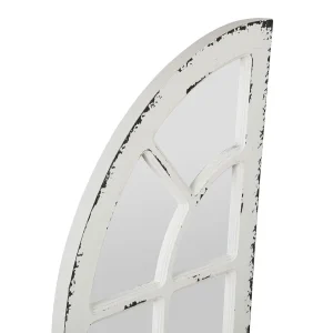 Retour Facile et Gratuit Comptoir De Famille Miroirs X2 Blanc Patiné 40x117cm – Orangerie 10