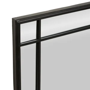 Côté Table Miroir Osaka Noir En Fer, Mdf beauté 7