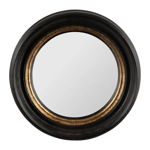 des prix incroyables Côté Table Miroir Rond Oeil De Sorciere Noir Et Doré D33cm – Aureol 1