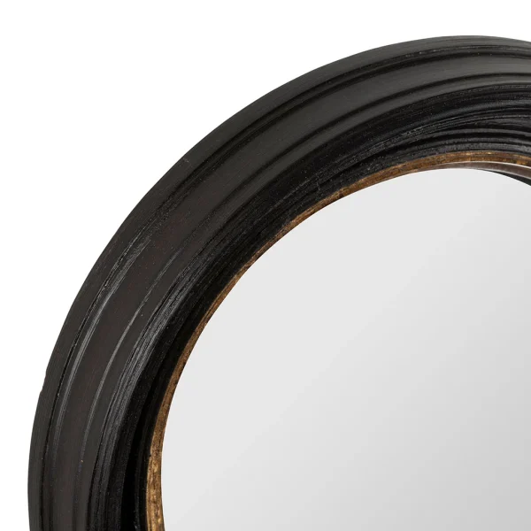 des prix incroyables Côté Table Miroir Rond Oeil De Sorciere Noir Et Doré D33cm – Aureol 3