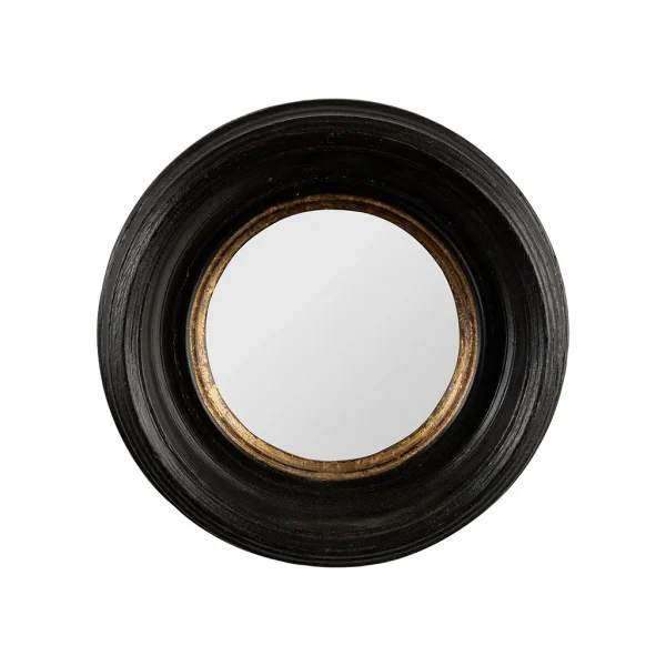 outlet soldes Côté Table Miroir Rond Oeil De Sorciere Noir Et Doré D16cm – Aureol 1