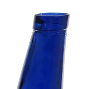 france en ligne Côté Table Vase Courbe Andalou Indigo D20xh100cm Verre Recyclé 12