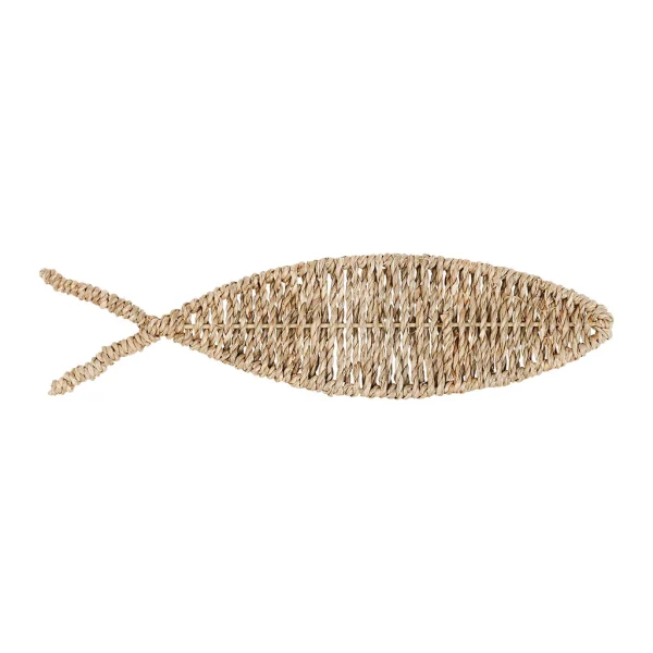 livraison la plus rapide Côté Table Deco Poisson Borneo Naturel 32x8cm 1