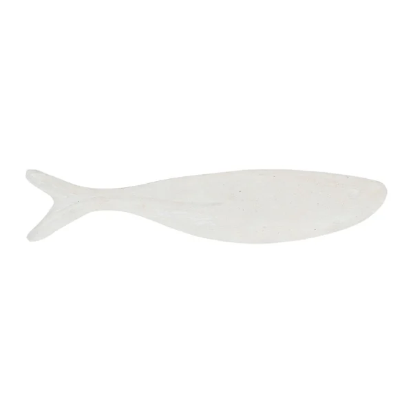 Côté Table Deco Poisson (lot De 2) Edoni Blanc En Papier Mache boutique en france 3