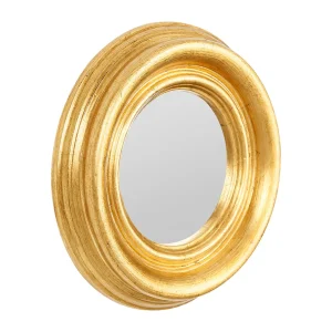 prix le plus bas Côté Table Miroir Rond Doré D26cm – Drachma 8