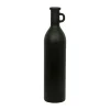 marque pas cher en ligne Côté Table Vase Bouteille Noir Mat En Verre Recyclé H77cm -linol 10