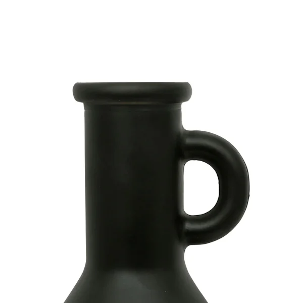 Côté Table Vase Bouteille Noir Mat En Verre Recyclé H50cm – Linol Les achats en ligne 4