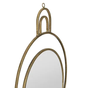 Côté Table Miroir Rond En Fer Doré – Koshi site pas cher 7