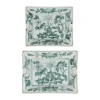 Côté Table Cendriers Fleurs En Porcelaine Vert -ming en promotion 10