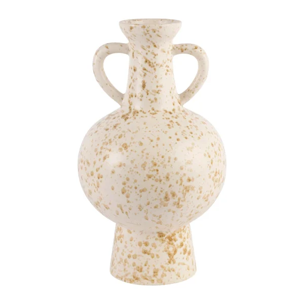 Côté Table Vase Blanc Cassé D21xh37cm En Faience – Antya bas prix 1