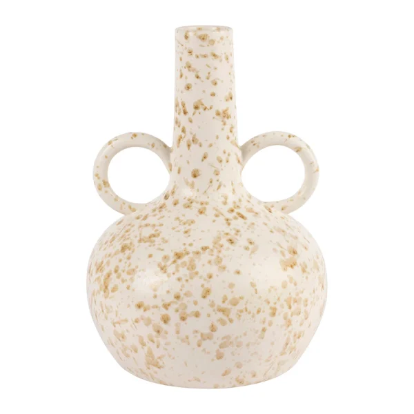 en promotion Côté Table Vase Blanc Cassé D20xh29cm En Faience – Antya 1