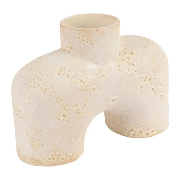 Côté Table Vase Blanc Cassé 20x8xh15cm En Faience – Iktoum garantie de qualité 4