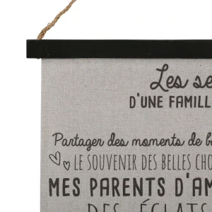 Jardin D’Ulysse Toile Secret De Famille Noir 50x50cm soldes magasin 6