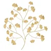 livraison la plus rapide Unimasa Decoration Murale Feuille De Ginkgo Metal Doré (53x56cm) 13