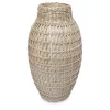 Opjet Vase Hugo En Bambou Et Paille – H34cm Boutique 10