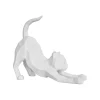 Pt’ Statue Origami Cat Polyresine Mat Blanc styles dernier cri 11