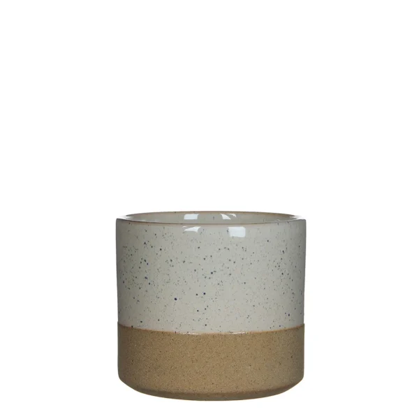 magasin Mica Décorations Cache-pot Lago Blanc H16.5cm 1