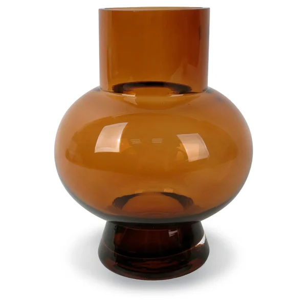 Officielle Opjet Vase Rond Ambre H18cm 1