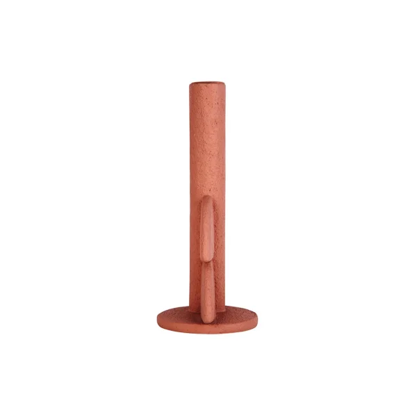 Pt’ Bougeoir Demi Bulles En Polyresine Terracotta D11xh22cm site pas cher 4