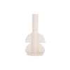 Pt’ Bougeoir Demi Bulles En Polyresine Blanc D11xh22cm grossiste en ligne 8