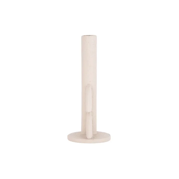 Pt’ Bougeoir Demi Bulles En Polyresine Blanc D11xh22cm grossiste en ligne 4