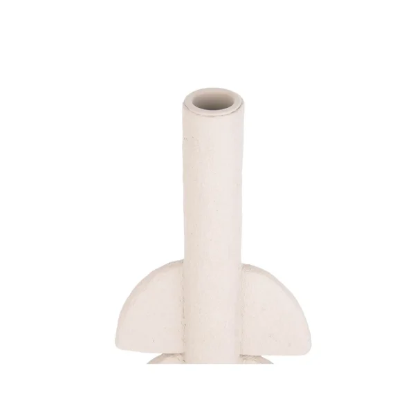 Pt’ Bougeoir Demi Bulles En Polyresine Blanc D11xh22cm grossiste en ligne 5