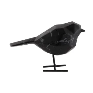 grossiste en ligne Pt’ Statue Petit Oiseau En Polyresine Noir 7.5x17xh13.5cm 10