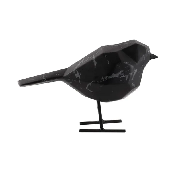 grossiste en ligne Pt’ Statue Petit Oiseau En Polyresine Noir 7.5x17xh13.5cm 4