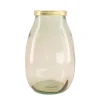 Dijk Vase En Verre Recylé D18xh28cm Beige prix abordable 8