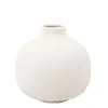 Boutique Arty Fêtes Vase Gustave Porcelaine Rainurée Blanc Matte 10