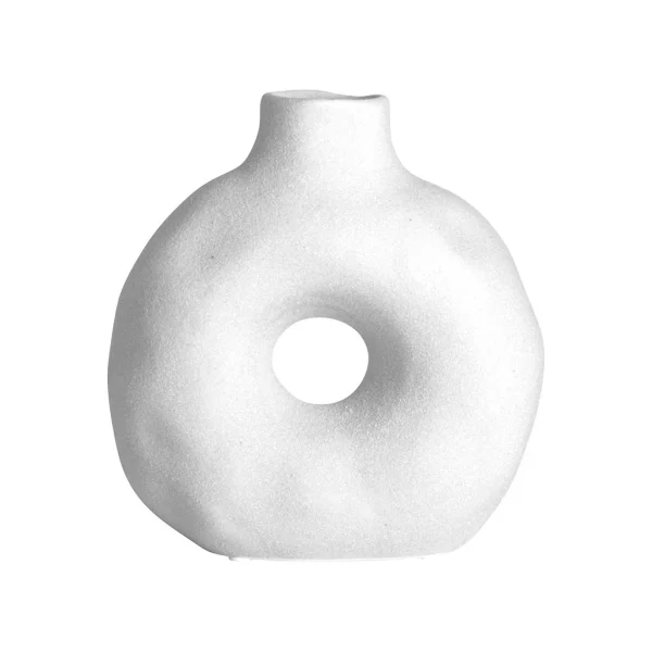 Gusta Vase Donut En Porcelaine Blanc Retour gratuit en magasin. 1