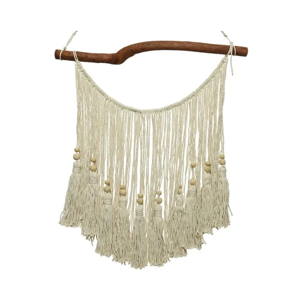 Kaemingk Decoration A Suspendre Macrame Creme 60x3xh40cm prix pas cher 1