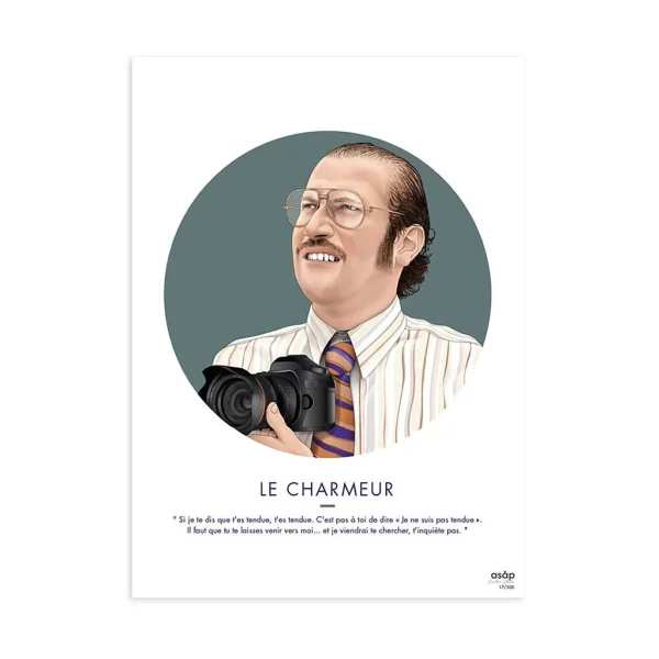 ASAP Affiche Le Charmeur – Vert – 30x40cm Paiement sécurisé 1