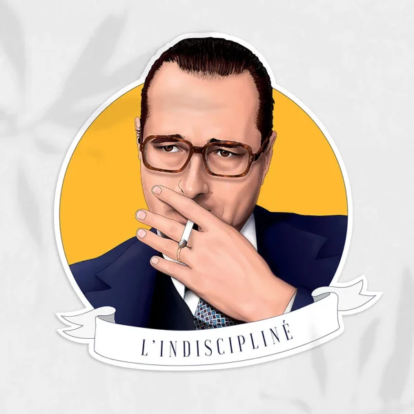 prix pas cher ASAP Sticker L’indiscipliné – Jacques Chirac 1