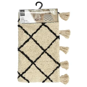 magasin pas cher Home Déco Factory Tapis Berbere Pompons 50x80cm 9