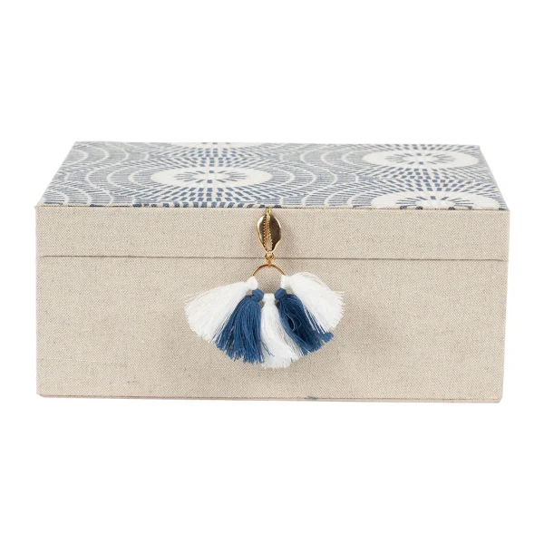 SEMA DESIGN Boite Bijoux Marine Bleu soldes pas cher 3