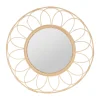 SEMA DESIGN Miroir Rosace Rotin Naturel D62.5cm excellente qualité 16