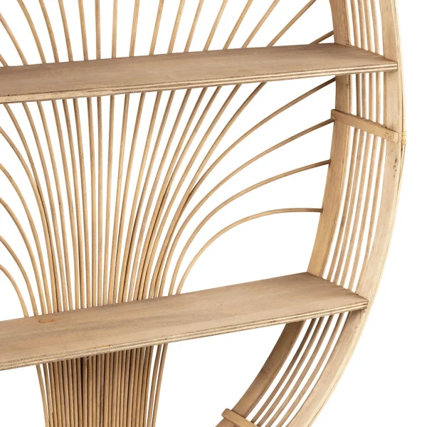 SEMA DESIGN Etagere Murale Flaural Naturel H69cm En Bambou à prix promos 4